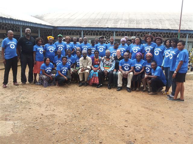 Training of community volunteers from all over Boyo division in Njinikom city hall on how to become a village health worker